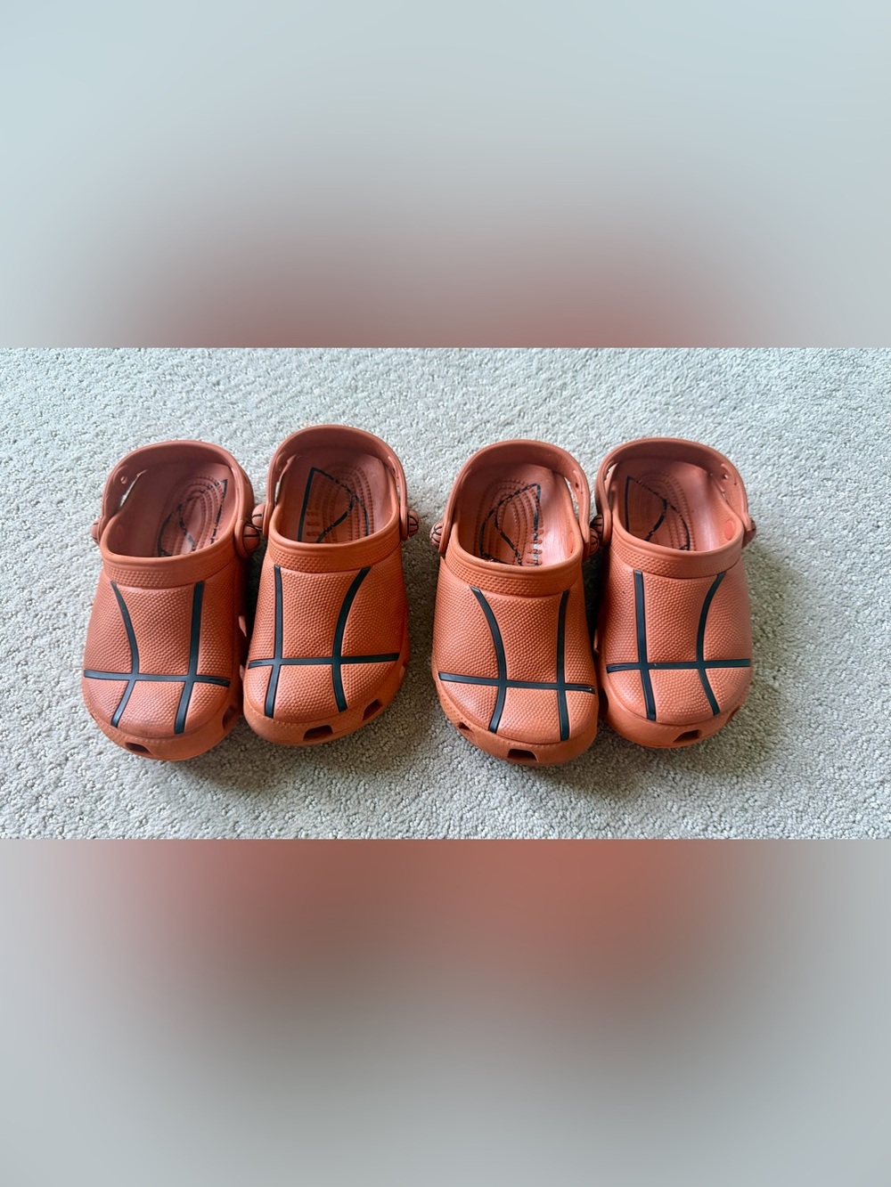 Kids Orange Basketball crocs